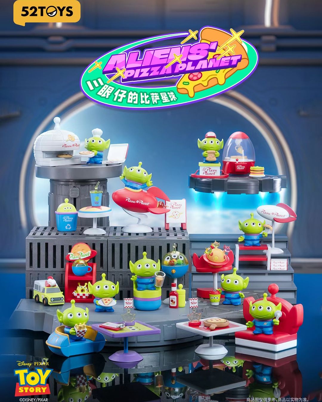 Marcianos de Pizza Planet – Diorama
