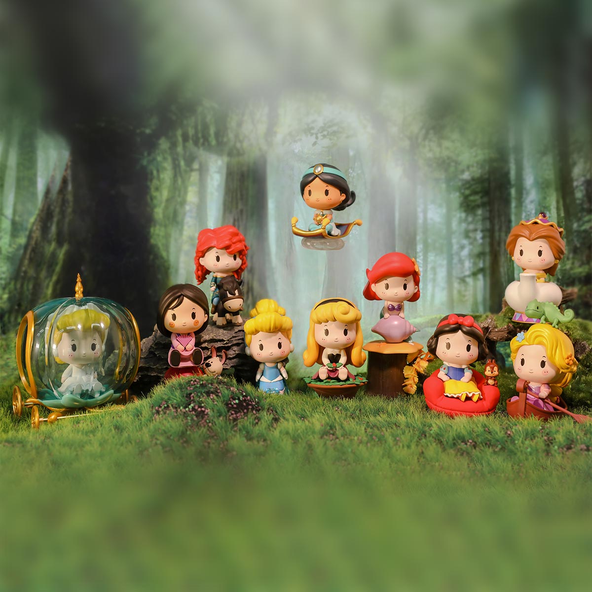 Princesas Disney en Carruaje – Diorama