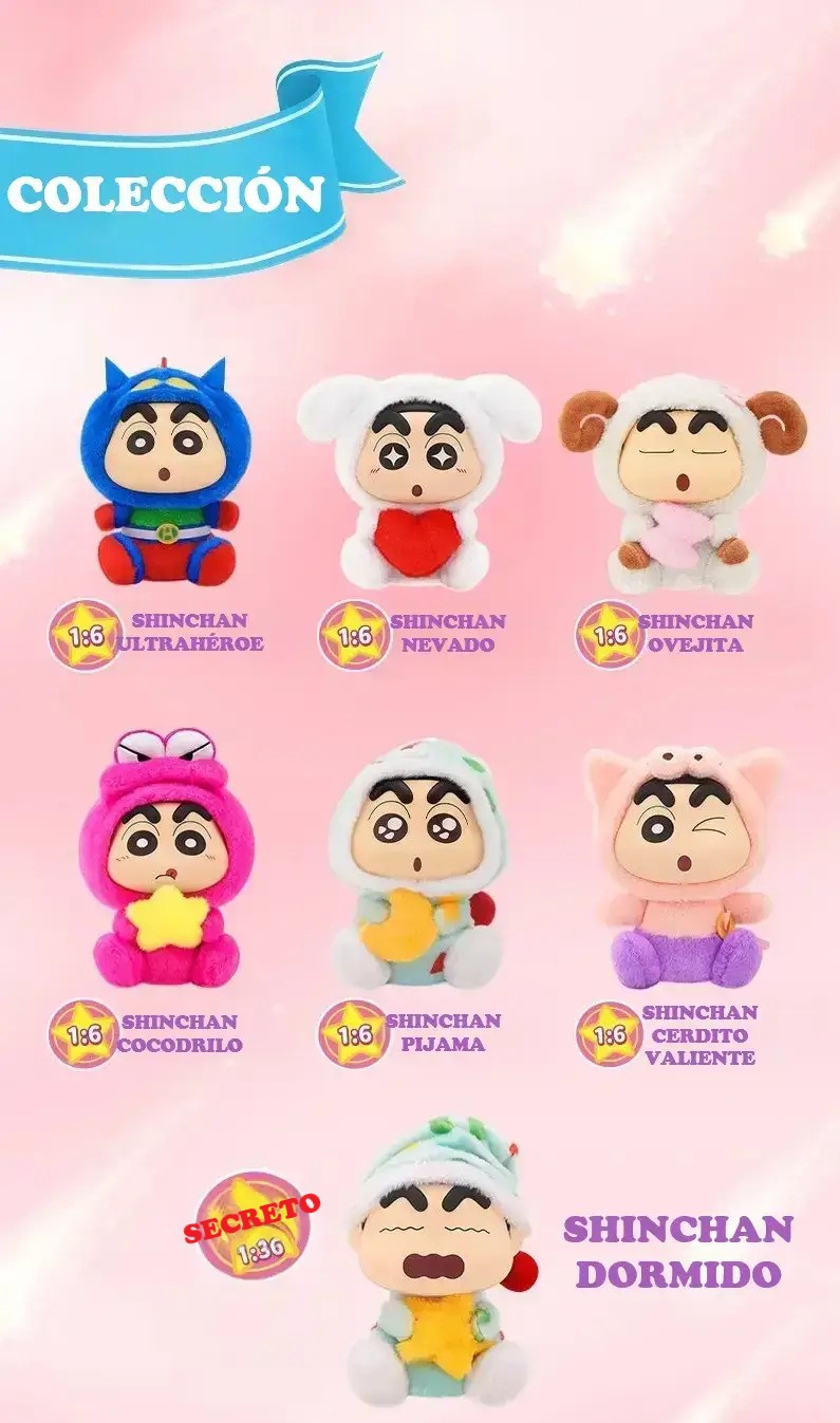 Shinchan Peluches de Fantasía – Colección