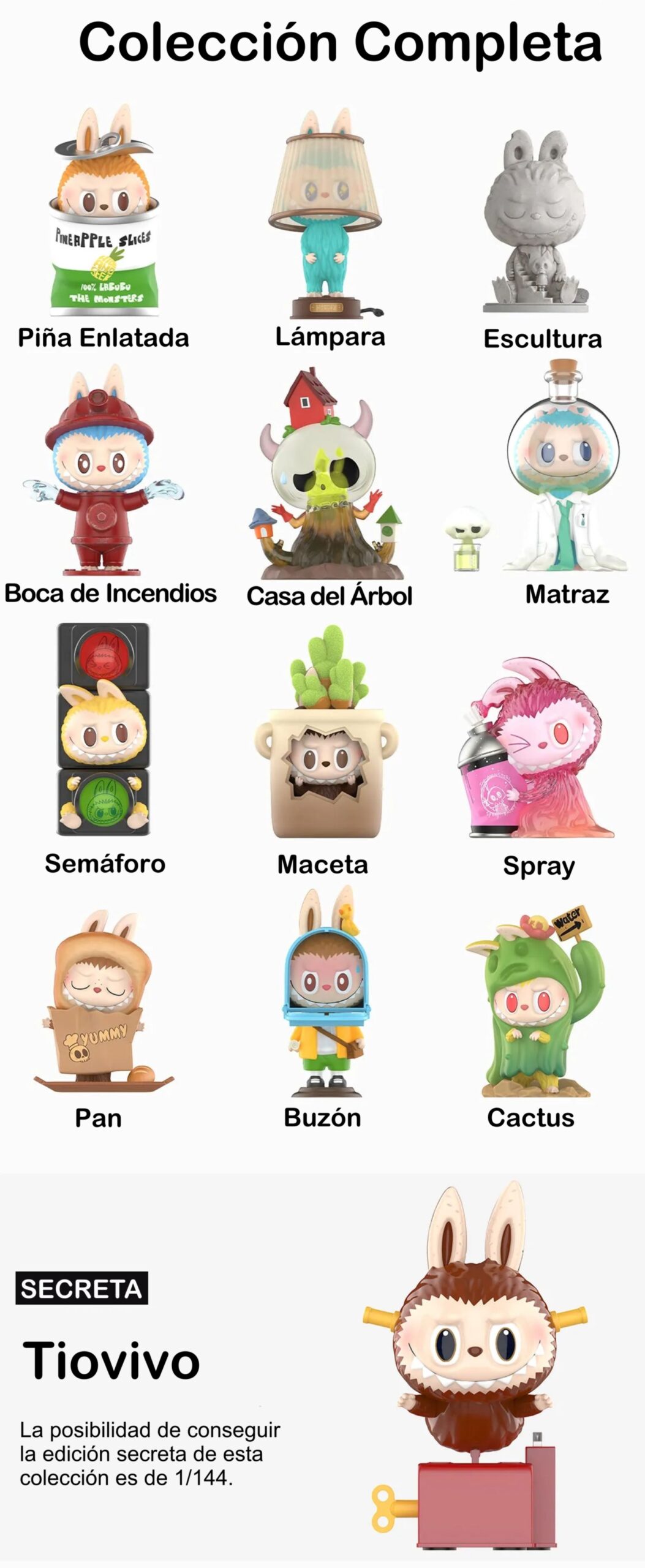 The Monsters Cuasi Escondidos – Colección