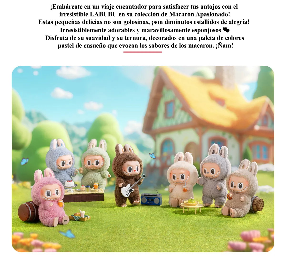 The Monsters Labubu Macaron Apasionado – Diorama