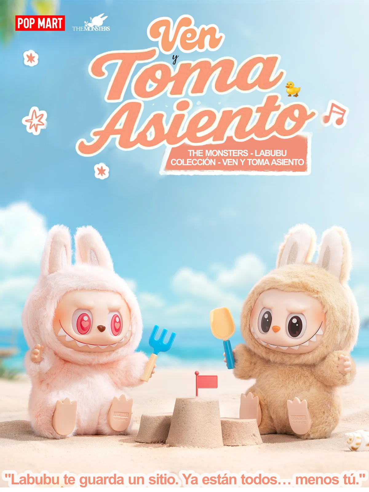 The Monsters Labubu “ Ven y Toma Asiento” – Poster