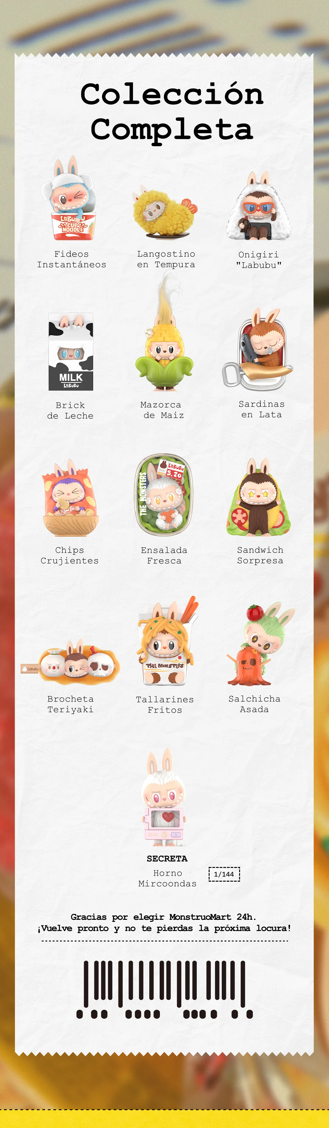 The Monsters MonstruoMart Labubu