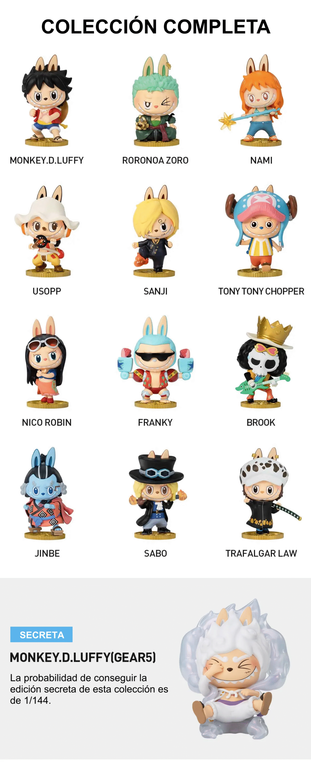 THE MONSTERS x One Piece – Colección