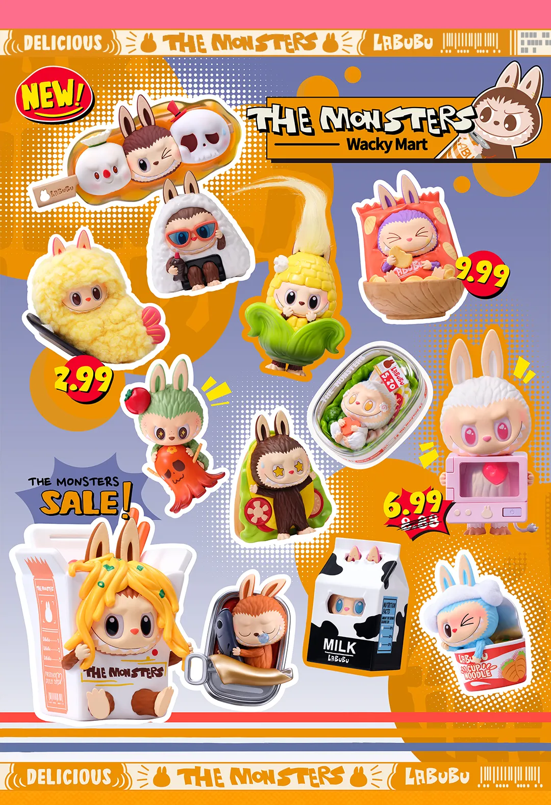 🛒La colección The Monsters MonstruoMart 24h (Wacky Mart)