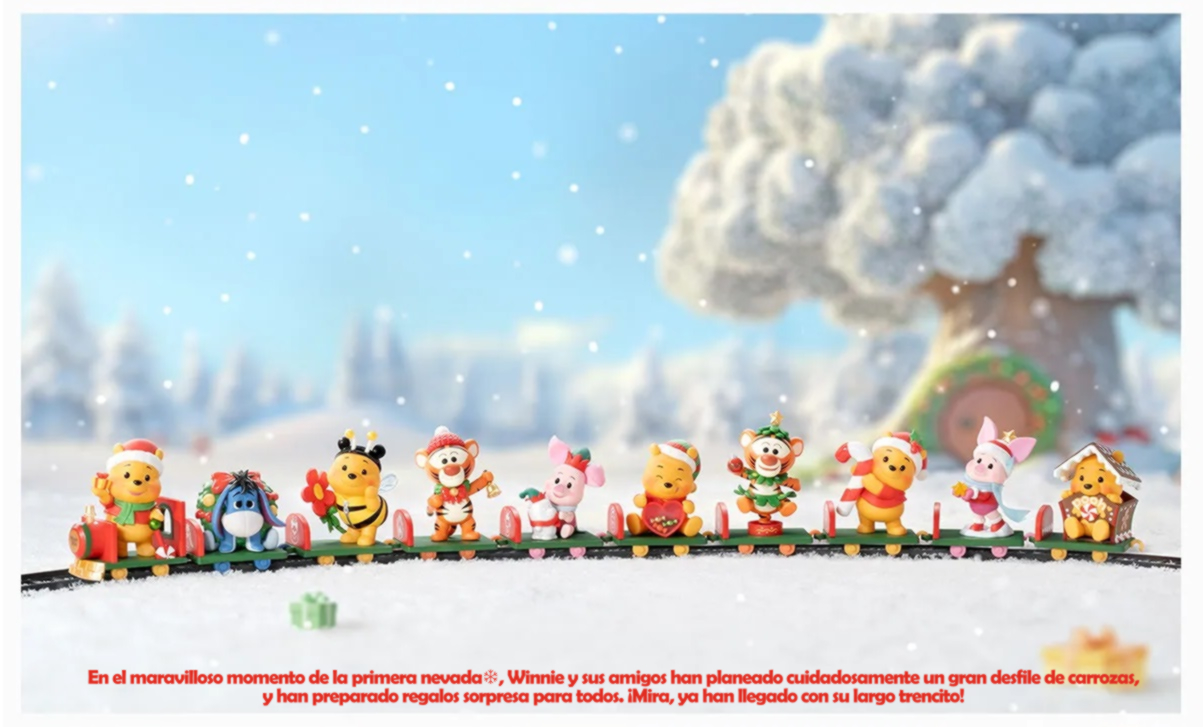 Winnie The Pooh Repartiendo Regalos – Diorama