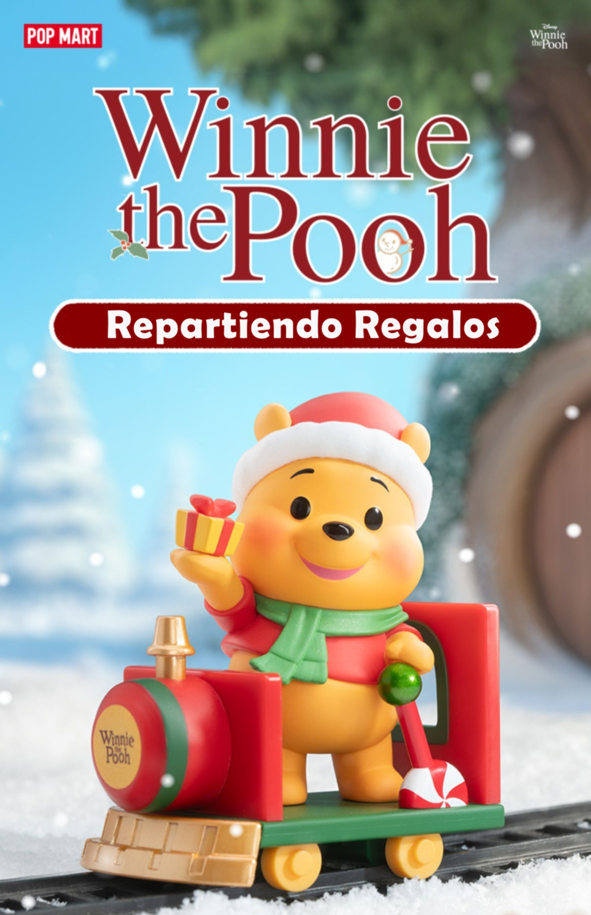 Winnie The Pooh Repartiendo Regalos – Poster